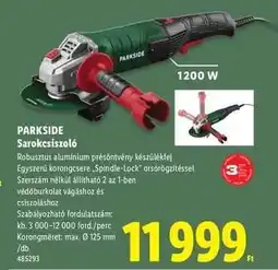 Lidl PARKSIDE Sarokcsiszoló ajánlat