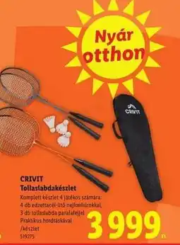 Lidl CRIVIT Tollaslabdakészlet ajánlat
