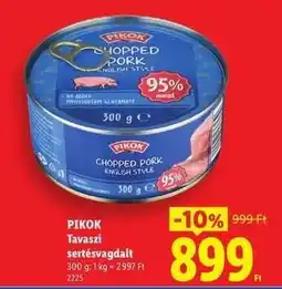 Lidl PIKOK ajánlat