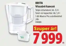 Lidl BRITA Vízszűrő kancsó ajánlat