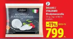 Lidl DELUXE / ITALIAMO Bivalymozzarella ajánlat