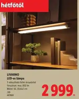 Lidl LIVARNO ajánlat