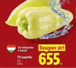 Lidl TV paprika ajánlat