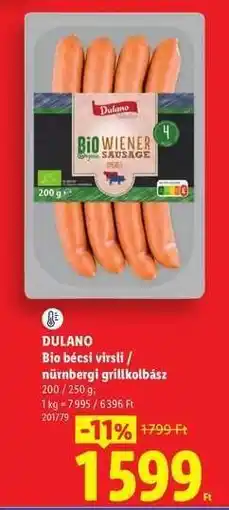 Lidl DULANO ajánlat