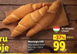 Lidl Nosztalgia kifli ajánlat