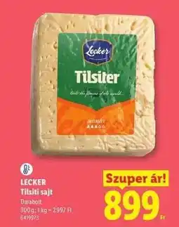Lidl LECKER Tilsiti sajt ajánlat
