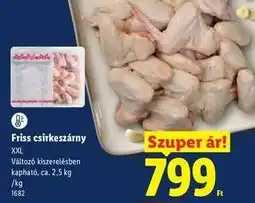 Lidl Friss csirkeszárny ajánlat