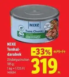 Lidl NIXE Tonhaldarabok ajánlat