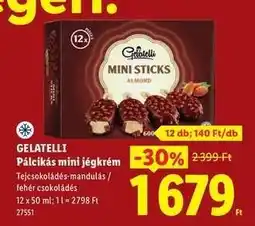 Lidl GELATELLI Pálcikás mini jégkrém ajánlat