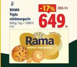 Lidl RAMA Tégla sütőmargarin ajánlat