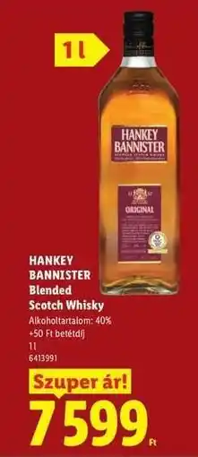 Lidl HANKEY BANNISTER Blended Scotch Whisky ajánlat