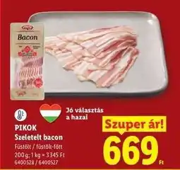 Lidl PIKOK Szeletelt bacon ajánlat