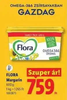 Lidl FLORA Margarin ajánlat