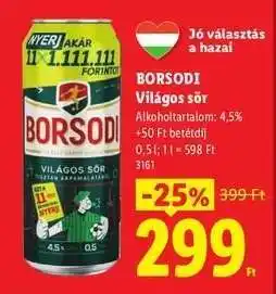 Lidl BORSODI ajánlat