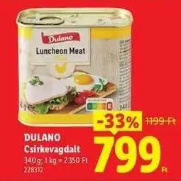 Lidl DULANO ajánlat