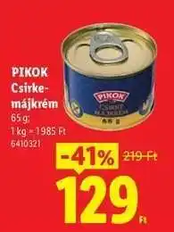 Lidl PIKOK Csirke-májkrém ajánlat
