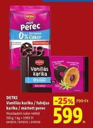 Lidl DETKI ajánlat