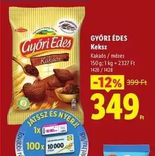 Lidl Győri Édes Keksz ajánlat