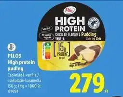 Lidl Pilos High protein puding ajánlat