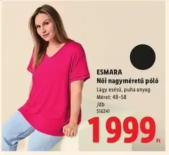 Lidl ESMARA ajánlat