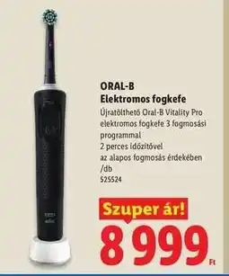 Lidl ORAL-B Elektromos fogkefe ajánlat