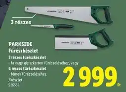 Lidl Parkside Fűrészkészlet ajánlat