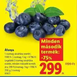 Lidl Áfonya ajánlat