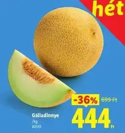 Lidl Gáliadinnye ajánlat