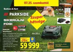 Lidl Parkside Robotfűnyíró ajánlat