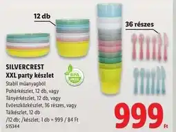 Lidl Silvercrest XXL party készlet ajánlat