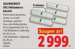 Lidl SILVERCREST XXL fóliatekercs-készlet ajánlat