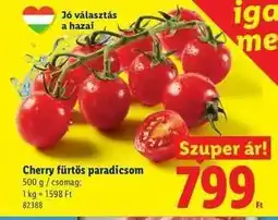 Lidl Cherry fürtös paradicsom ajánlat