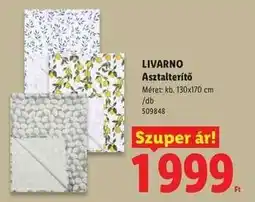 Lidl Livarno Asztalterítő ajánlat