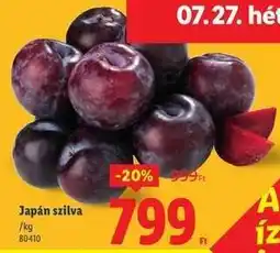 Lidl Japán szilva ajánlat