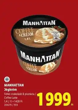 Lidl MANHATTAN Jégkrém ajánlat