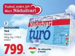 Lidl Nádudvari túró ajánlat