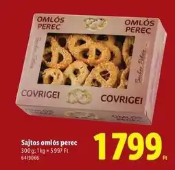 Lidl Sajtos omlós perec ajánlat