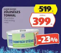 ALDI ALMARE SEAFOOD ZÖLDSÉGES TONHAL ajánlat