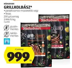 ALDI Nádudvari grillkolbász ajánlat