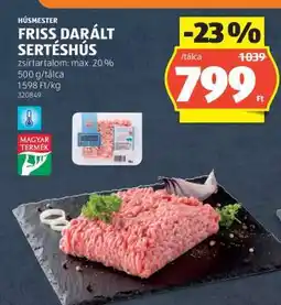 ALDI Friss, darált sertéshús ajánlat