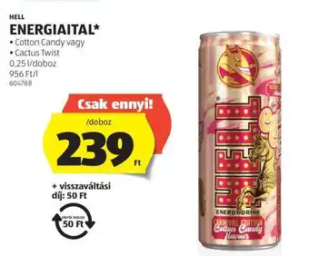ALDI HELL Energiaital ajánlat