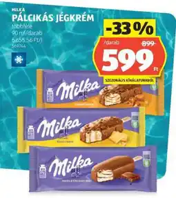 ALDI Milka Pálcikás Jégkrém ajánlat