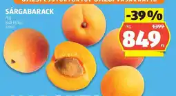 ALDI Sárgabarack ajánlat