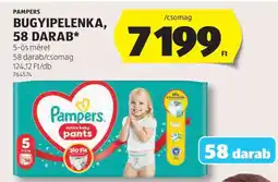 ALDI Pampers Bugyipelenka, 58 darab ajánlat