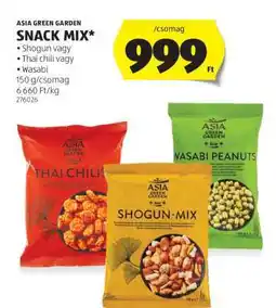 ALDI ASIA GREEN GARDEN SNACK MIX ajánlat
