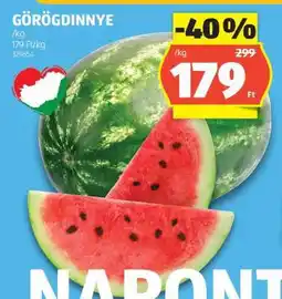 ALDI Görögdinnye ajánlat