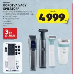 ALDI Ambiano Borotva vagy Epilátor ajánlat