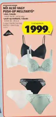 ALDI Női alsó vagy push-up melltartó ajánlat