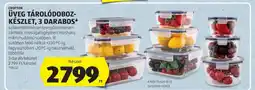 ALDI Üveg tárolódoboz-készlet, 3 darabos ajánlat