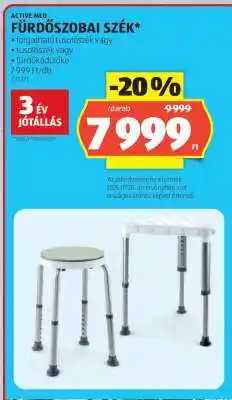 ALDI ACTIVE MED FÜRDŐSZOBAI SZÉK ajánlat